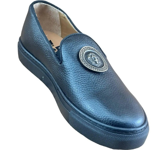 Re Ferdinando  slip-ons Sneaker Medusa the lion.