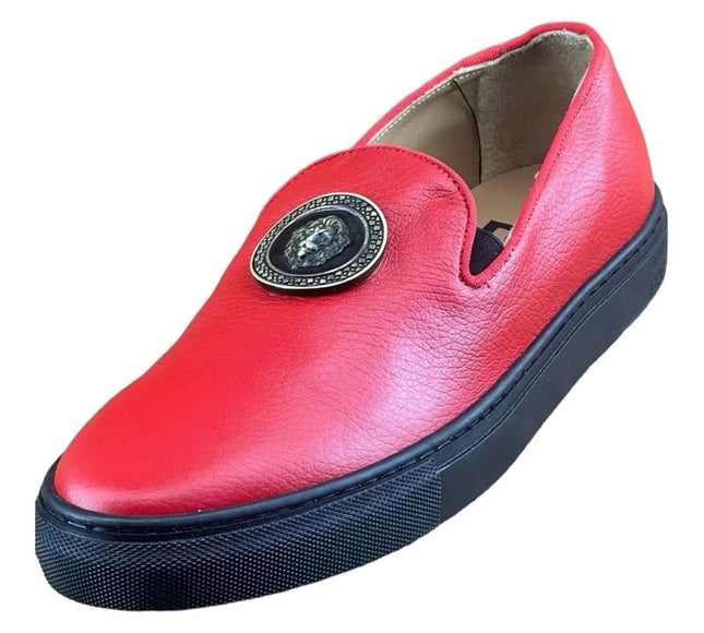 Re Ferdinando slip-ons Sneaker Men Medusa the lion.