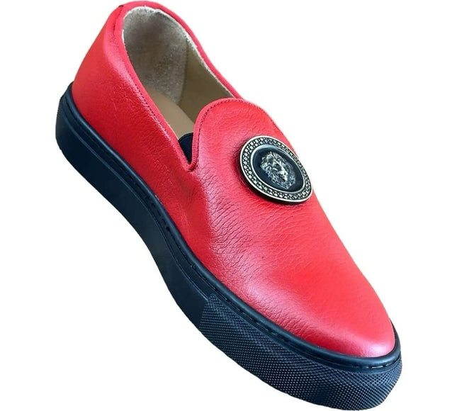 Re Ferdinando slip-ons Sneaker Men Medusa the lion.