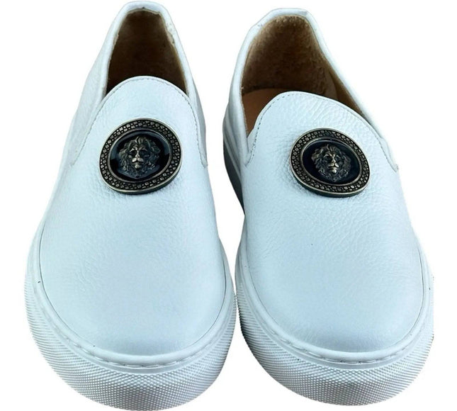 Re Ferdinando  slip-ons Sneaker Medusa the lion.