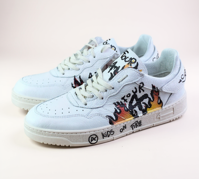 4Fourline Men on Fire Sneaker shoes - AZINIZY 