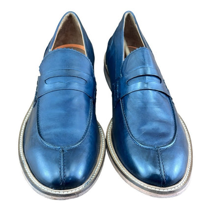 Studio Mode  Shoes Men’s navy blue  Penny Loafers 20048 Made in Italy.
