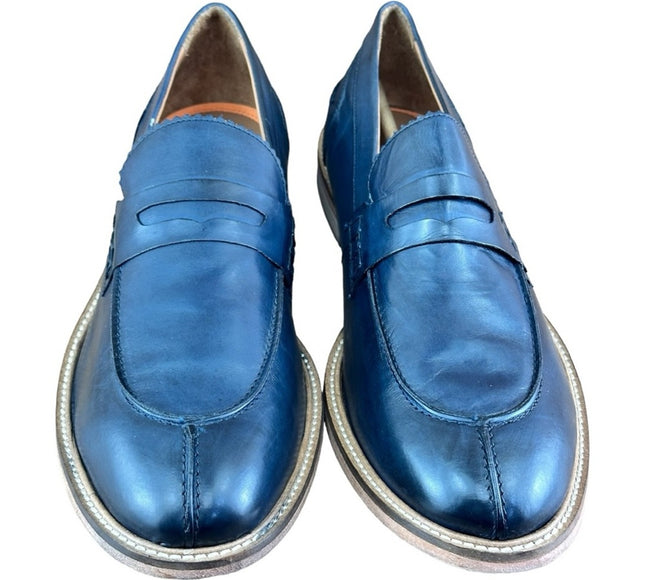 Studio Mode  Shoes Men’s navy blue  Penny Loafers 20048 Made in Italy.