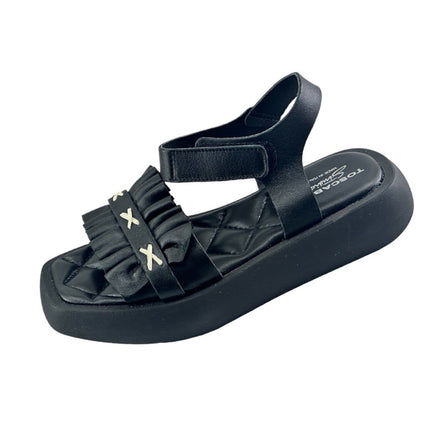 Toscablu Studio P24us women's sandals SS2464S456 Peonia  Leather Black.