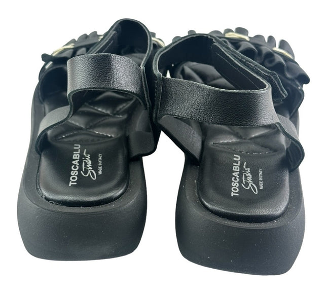 Toscablu Studio P24us women's sandals SS2464S456 Peonia  Leather Black.