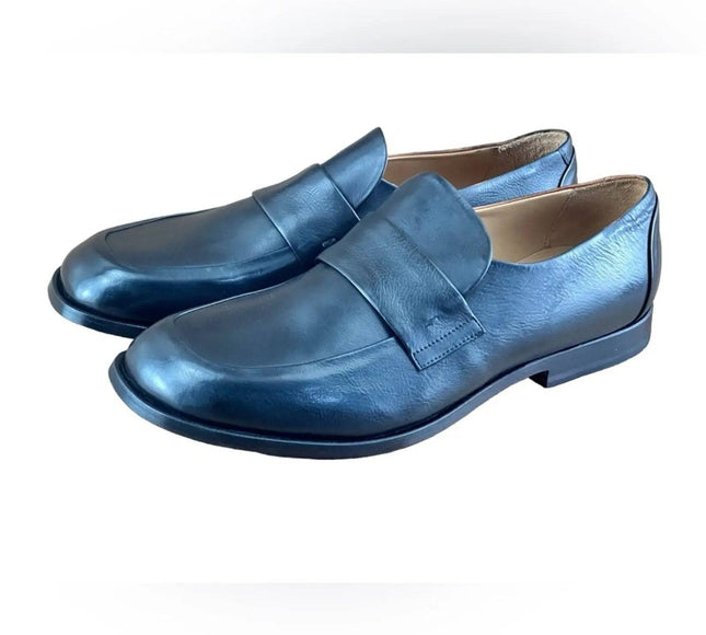 Vittorio Virgili Arizona 878B  Black Loafers Men.